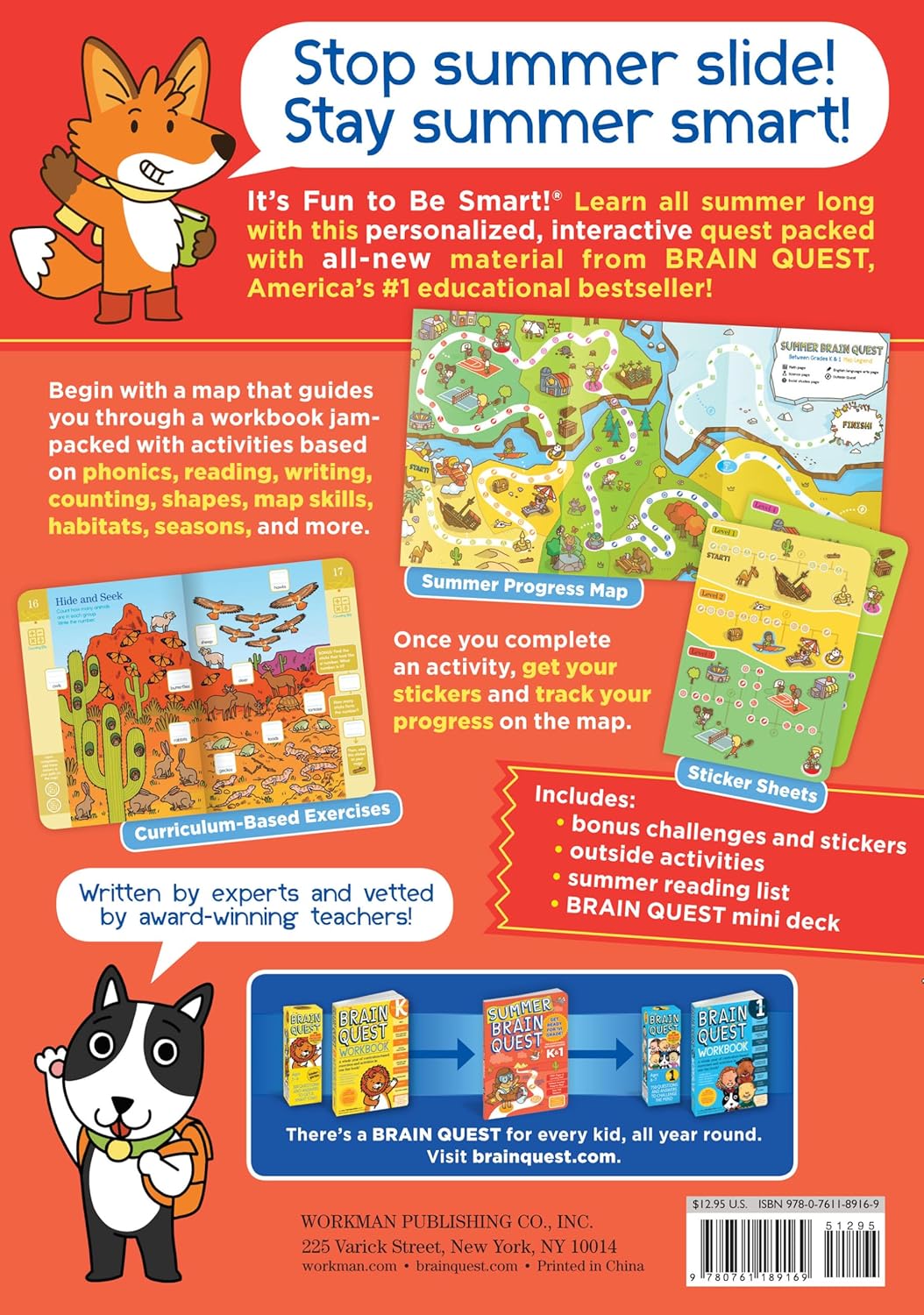Summer Brain Quest: Between Grades K & 1 by Workman Publishing 9780761189169_1