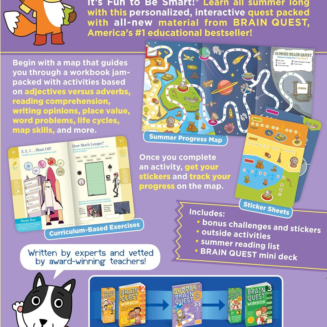 Summer Brain Quest: Between Grades 2 & 3 by Workman Publishing 9780761189183_1