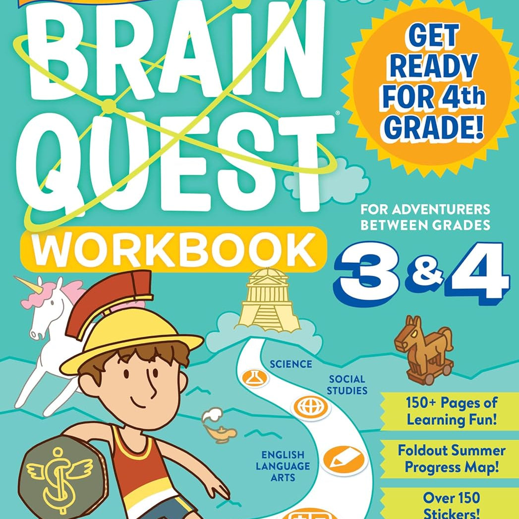 Summer Brain Quest: Between Grades 3 & 4 by Workman Publishing 9780761189190