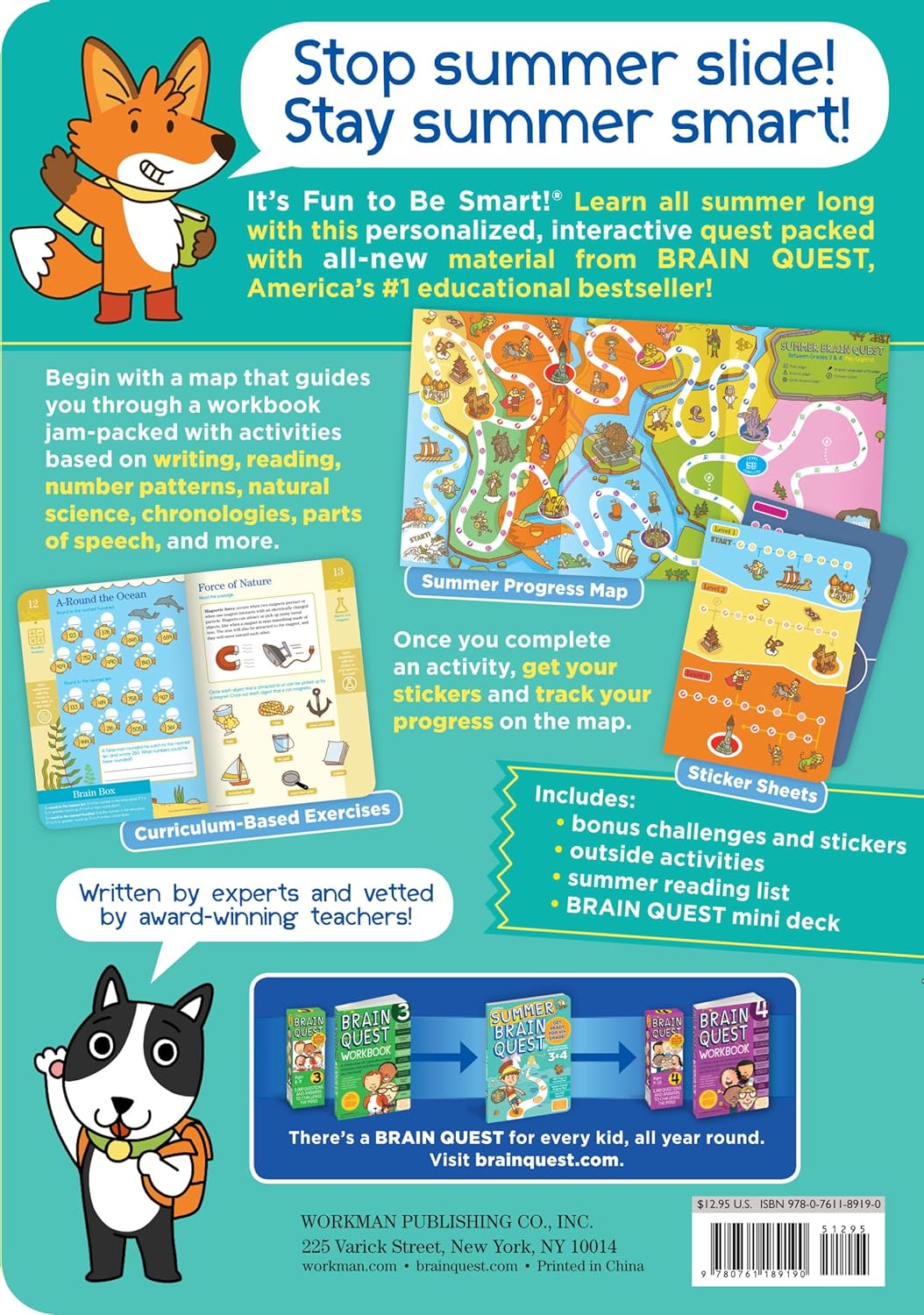 Summer Brain Quest: Between Grades 3 & 4 by Workman Publishing 9780761189190_1