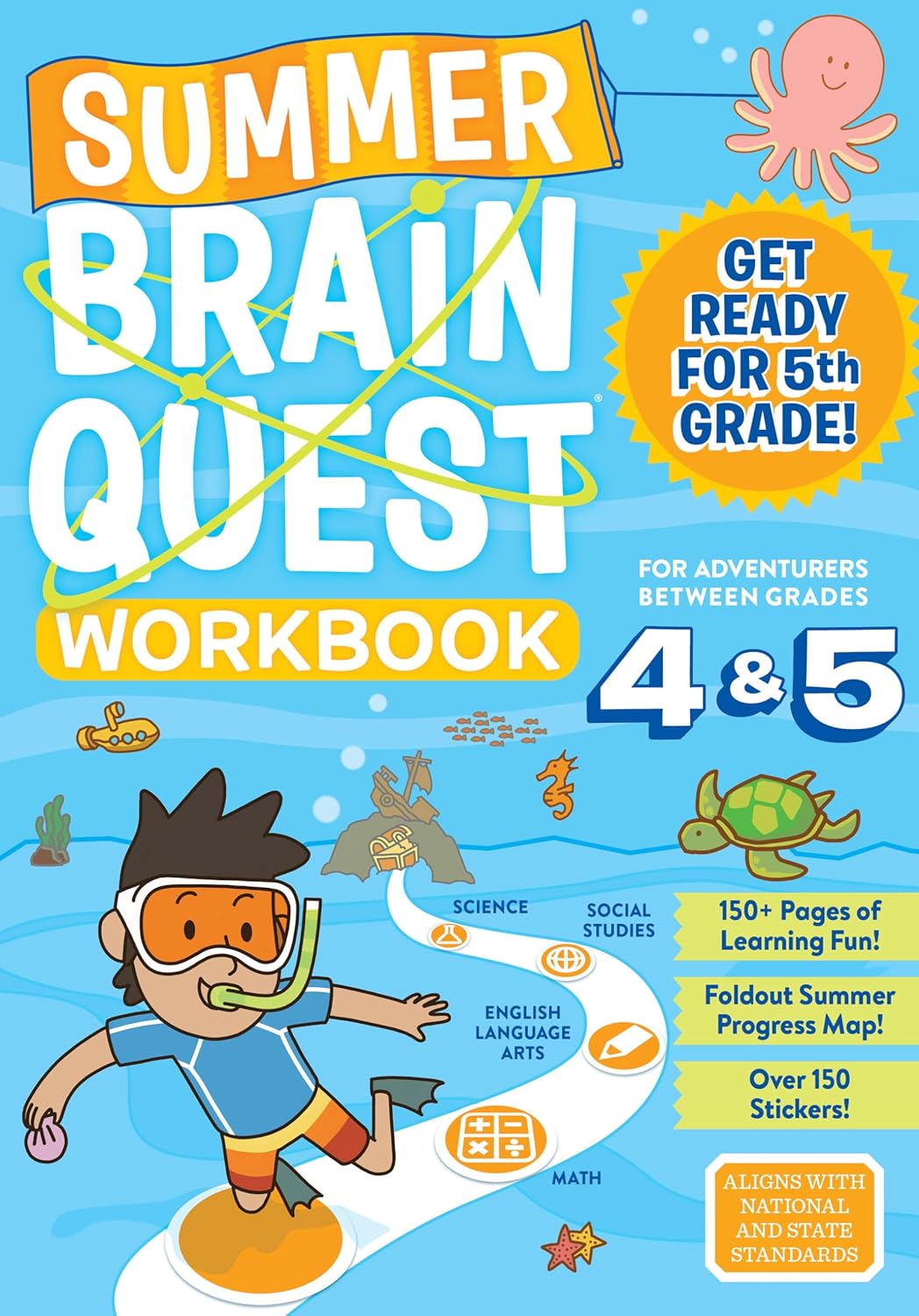 Summer Brain Quest: Between Grades 4 & 5 by Workman Publishing 9780761189206