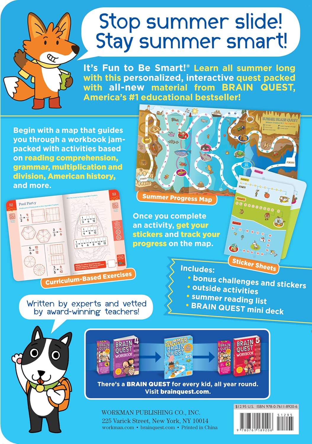 Summer Brain Quest: Between Grades 4 & 5 by Workman Publishing 9780761189206_1