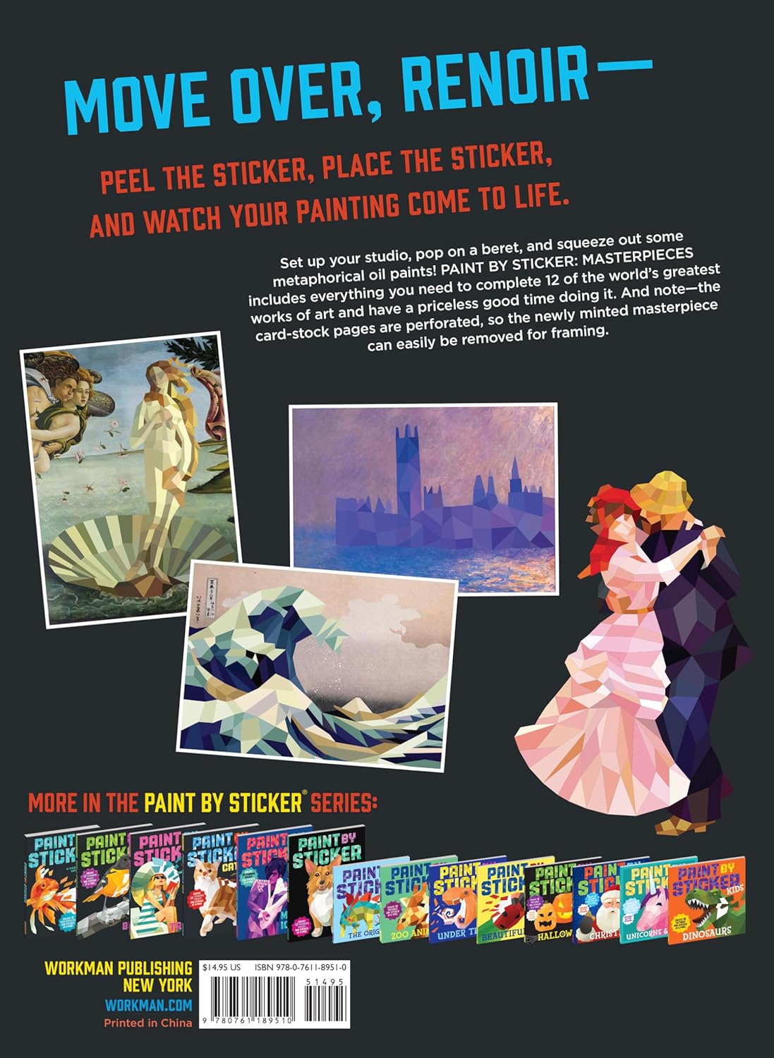 Paint By Sticker: MasteRPieces by Workman 9780761189510_1