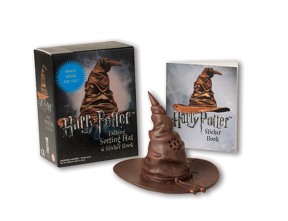 Harry Potter Talking Sorting Hat And Sticker Book by RP Minis 9780762461769