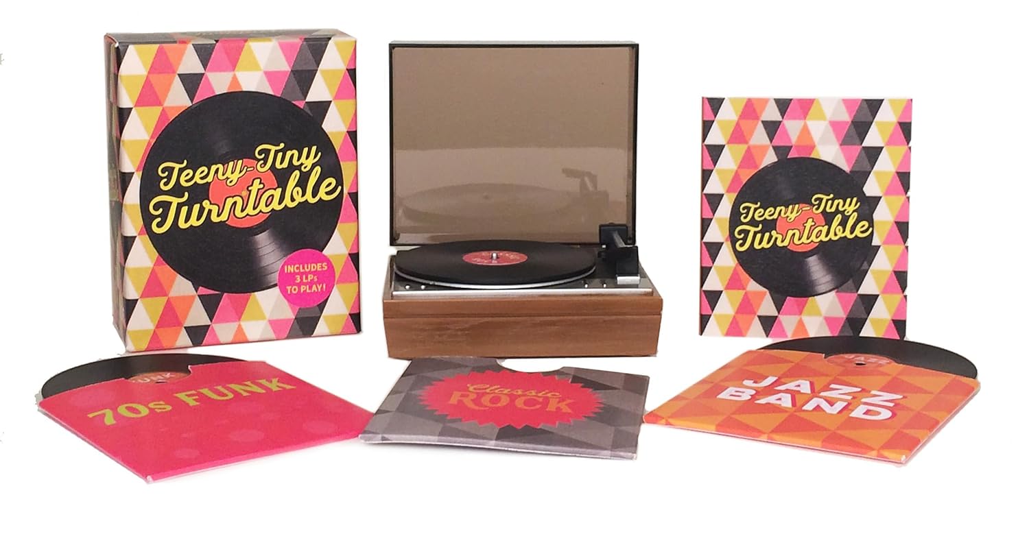 Teeny-Tiny Turntable W/ 3 Mini-Lps by RP Minis 9780762462353