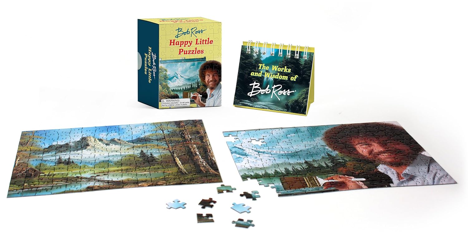 Bob Ross: Happy Little Puzzles by RP Minis 9780762468775