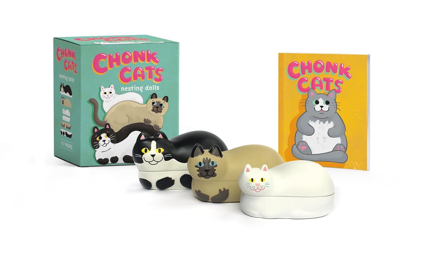Chonk Cats Nesting Dolls - Rp Minis 9780762472628