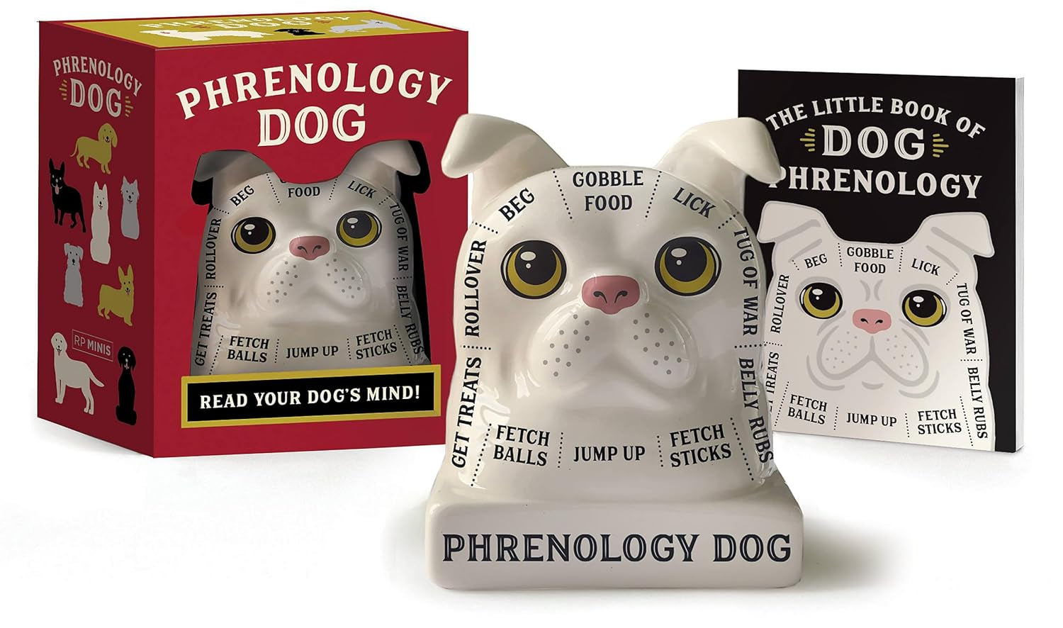 Phrenology Dog: Read Your Dog's Mind! by RP Minis 9780762472666