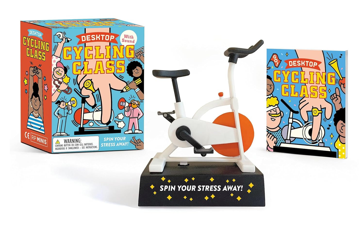 Desktop Cycling Class: Spin Your Stress Away! by RP Minis 9780762482153