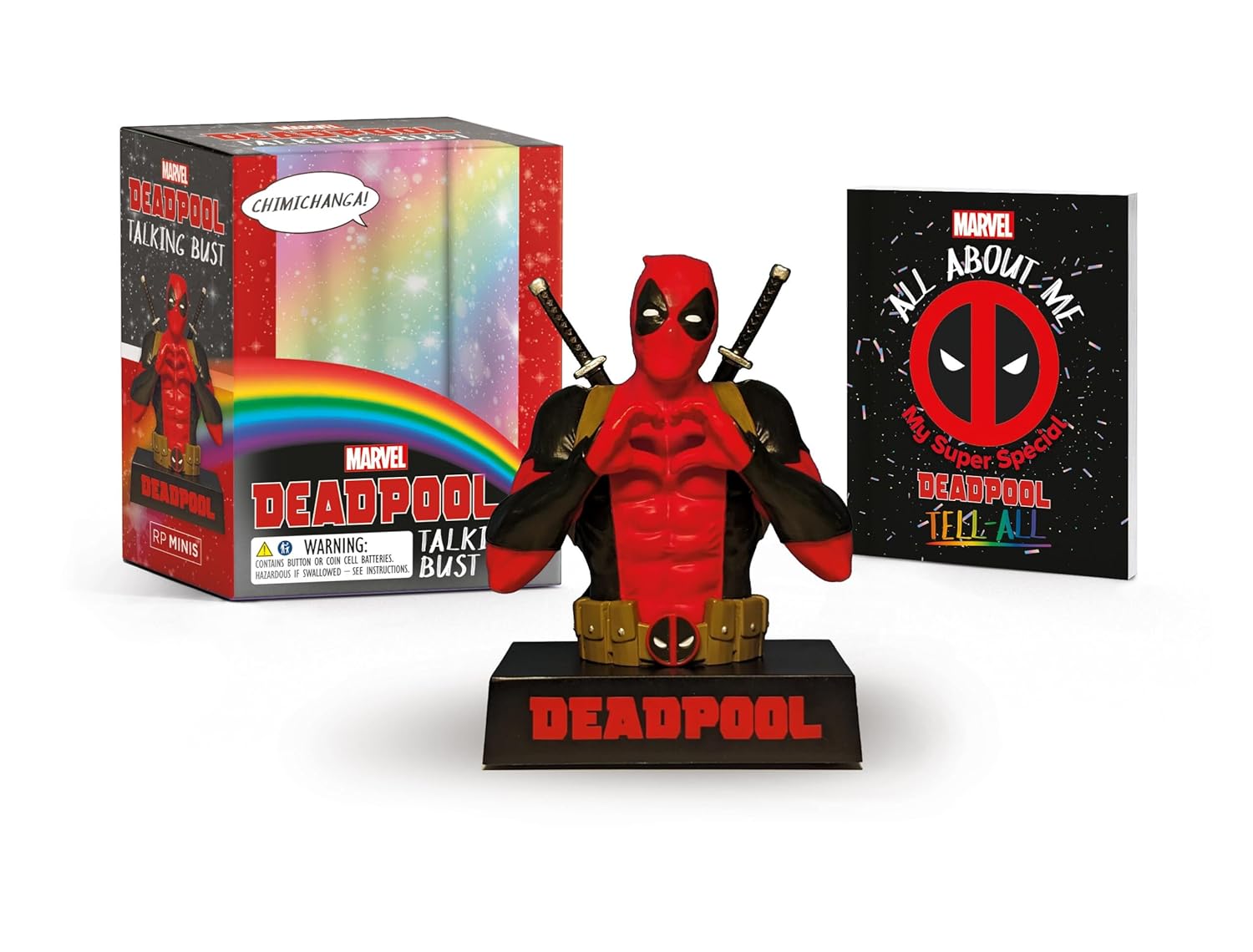 Marvel: Talking Deadpool Bust by RP Minis 9780762485697