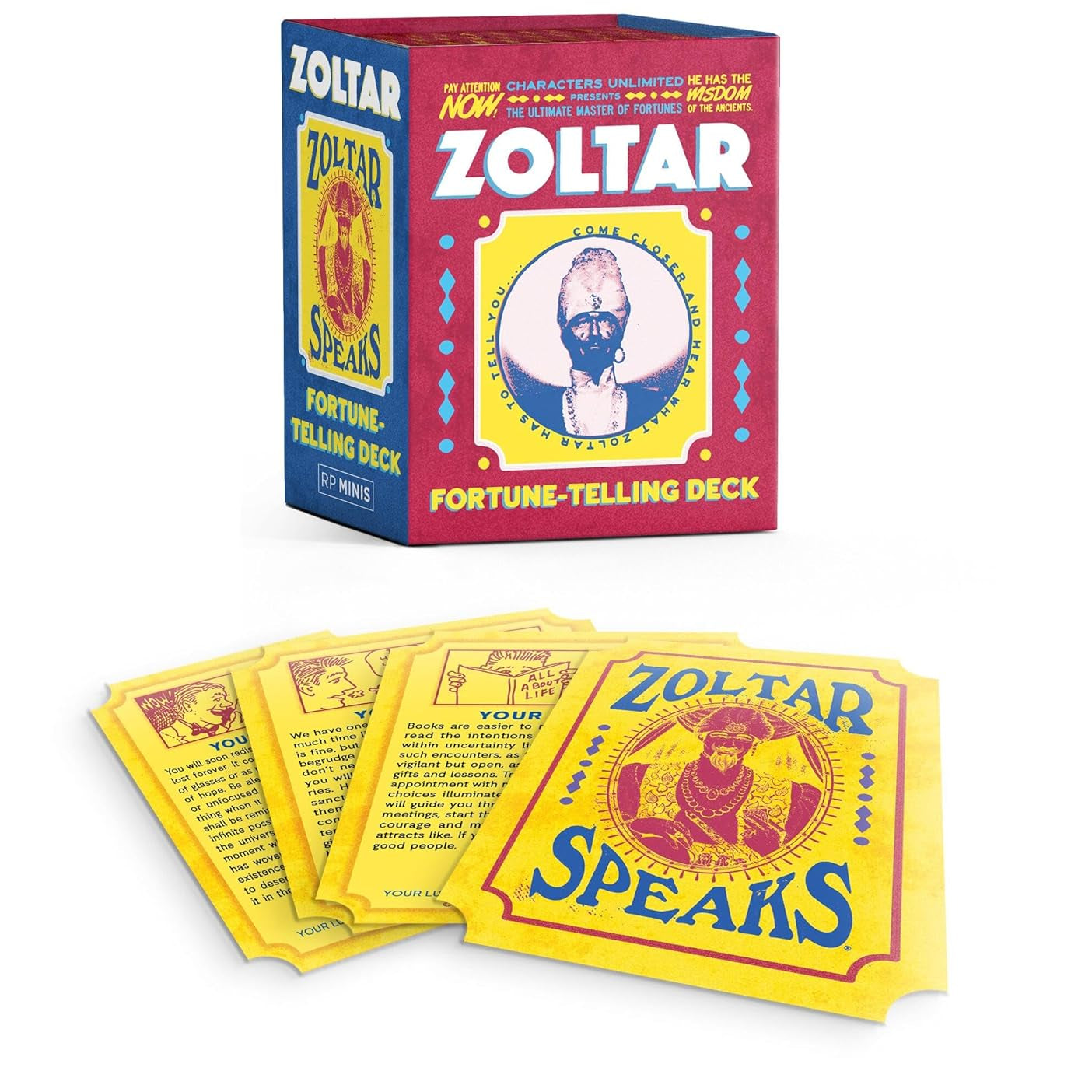 Zoltar Fortune Telling Deck by RP Minis 9780762487516