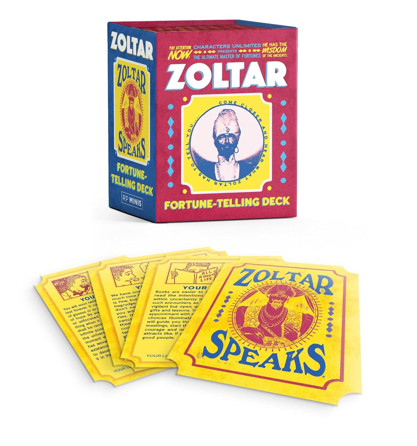 Zoltar Fortune Telling Deck by RP Minis 9780762487516