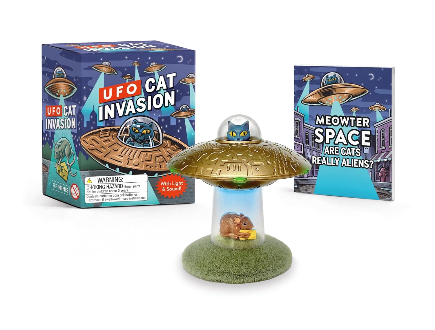 UFO Cat Invasion: With Light And Sound! - Rp Minis 9780762487820
