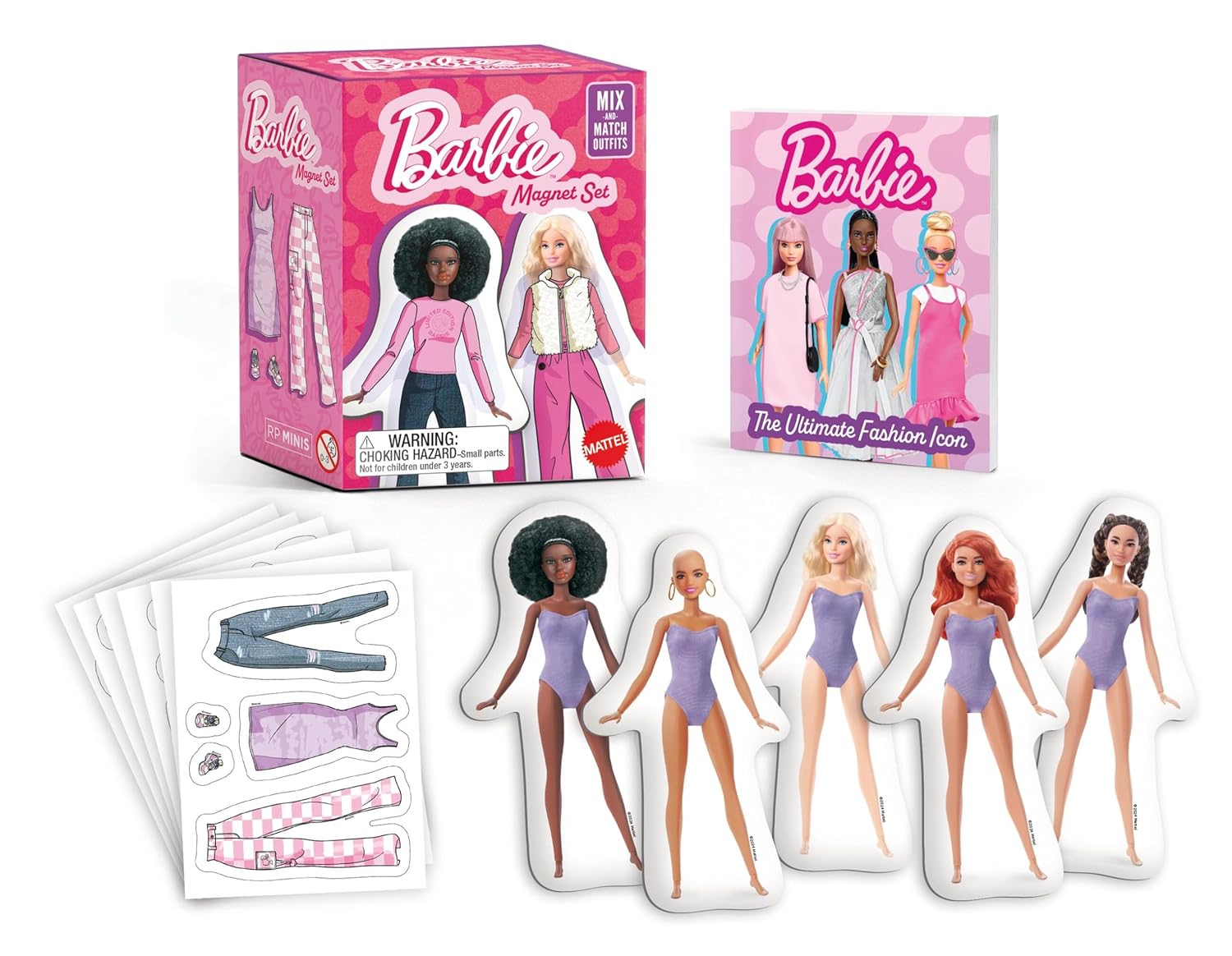Barbie Magnet Set: Mix-And-Match Outfits! by RP Minis 9780762487929