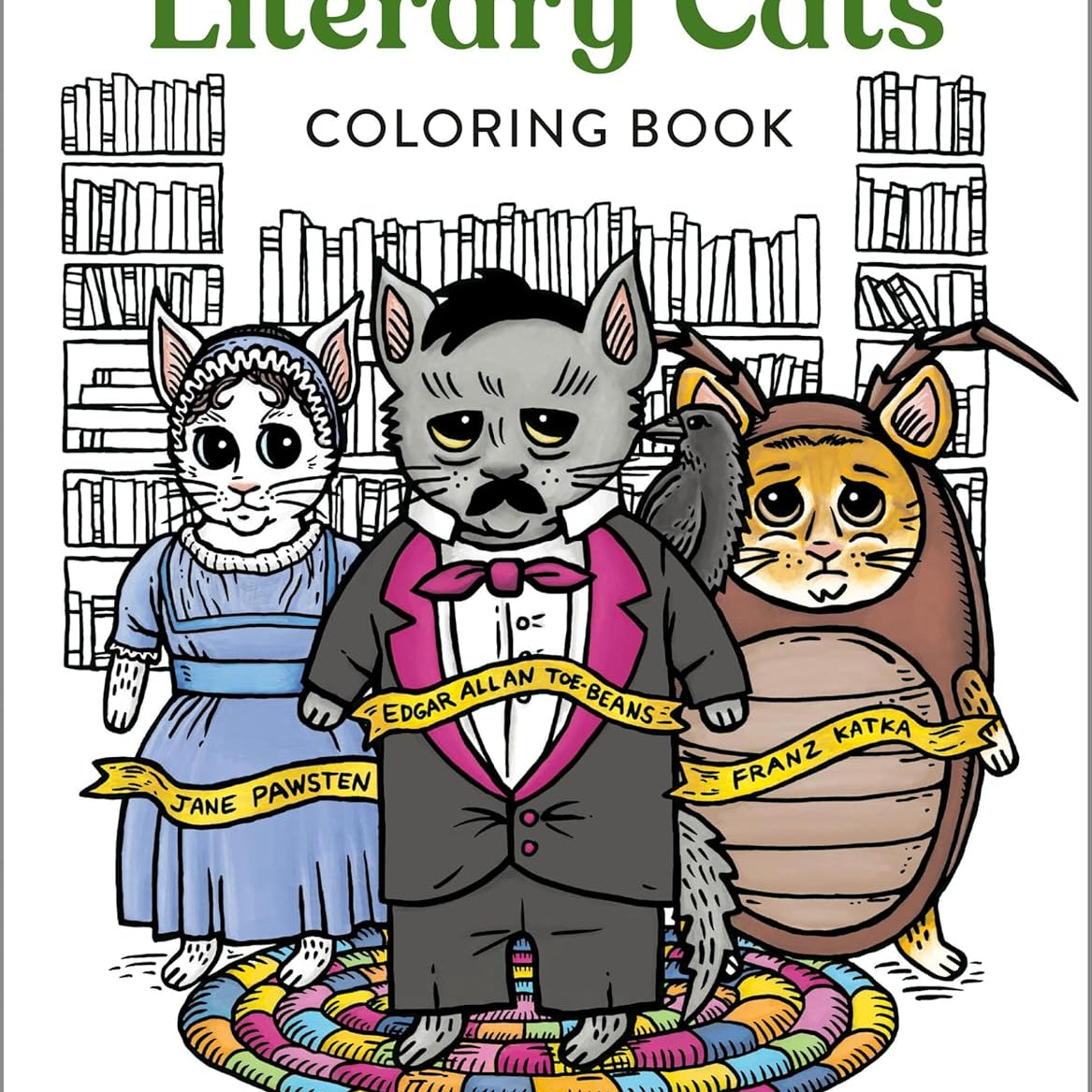 Literary Cats Coloring Book by Shaffer. Andrew 9780762488872