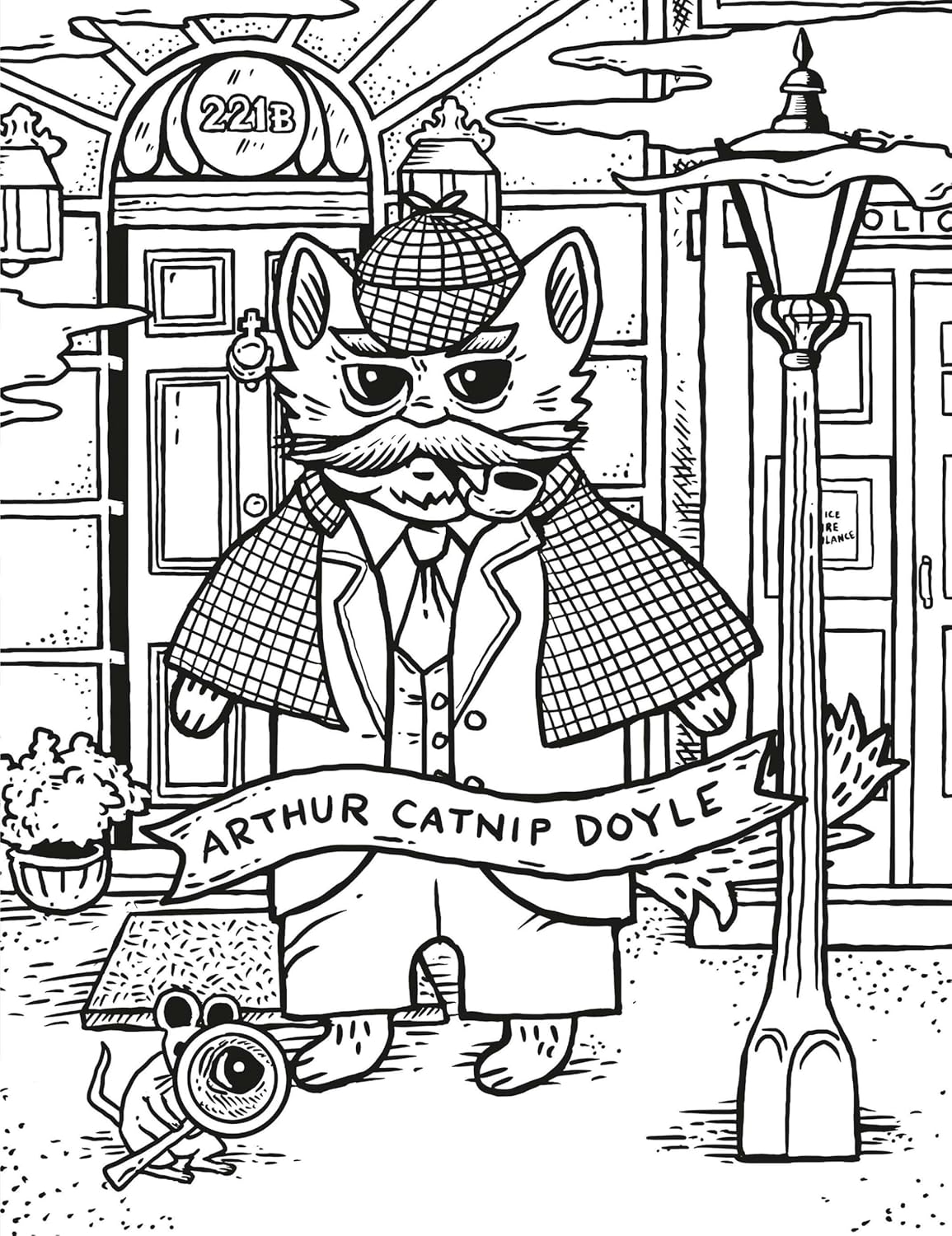 Literary Cats Coloring Book by Shaffer. Andrew 9780762488872_1