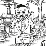 Literary Cats Coloring Book by Shaffer. Andrew 9780762488872_2
