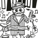 Literary Cats Coloring Book by Shaffer. Andrew 9780762488872_3