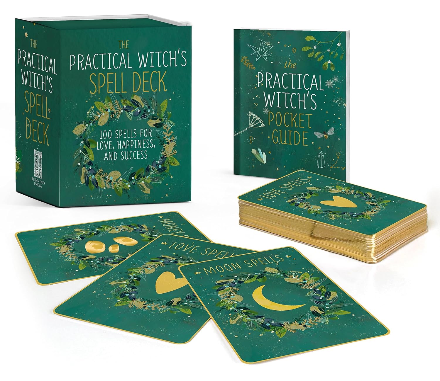 The Practical Witch's Spell Deck: 100 Spells For Love, Happiness, And Success - 9780762495801