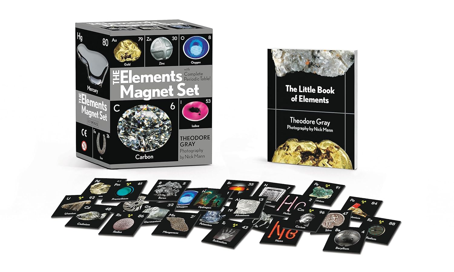 The Elements Magnet Set: With Complete Periodic Table by RP Minis 9780762497072