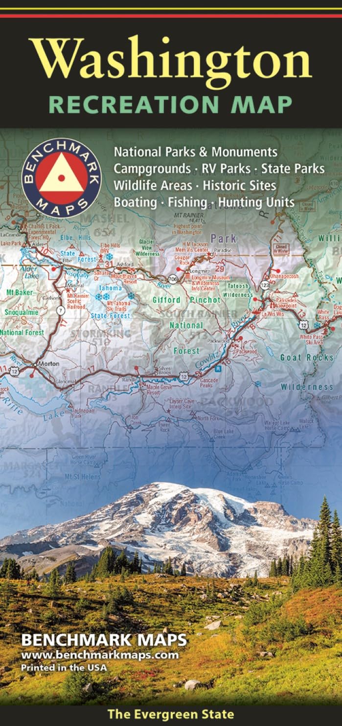 Washington Recreation Map - Benchmark 9780783499680