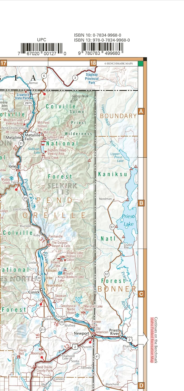 Washington Recreation Map - Benchmark 9780783499680_1