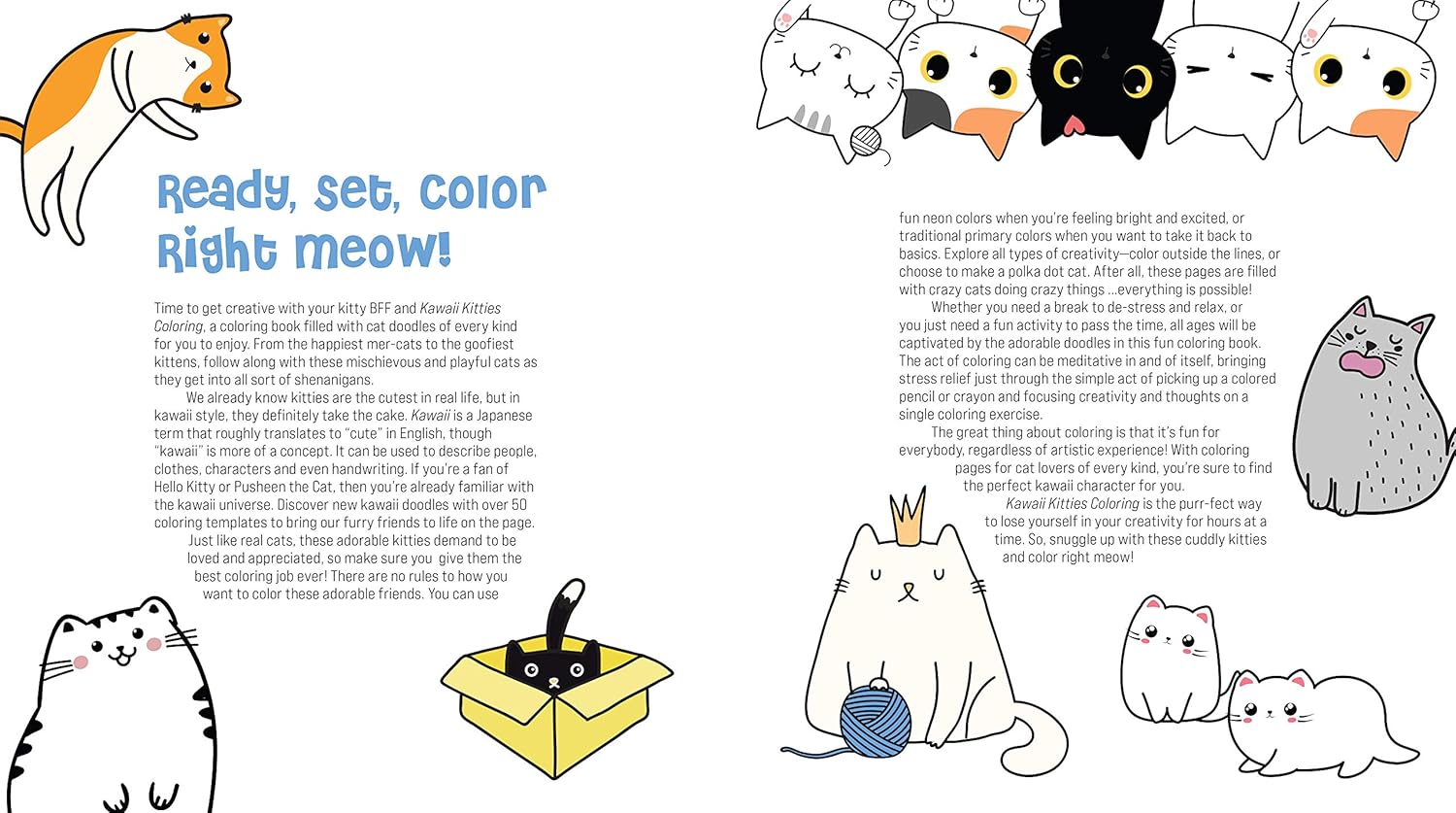 Kawaii Kitties Coloring by Vance. Taylor 9780785839446_1