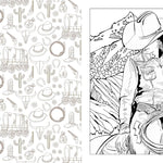 American West Coloring Book: Color Life On The Frontier by Chartwell Books 9780785843207_2