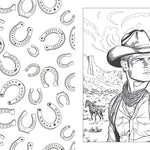 American West Coloring Book: Color Life On The Frontier by Chartwell Books 9780785843207_3