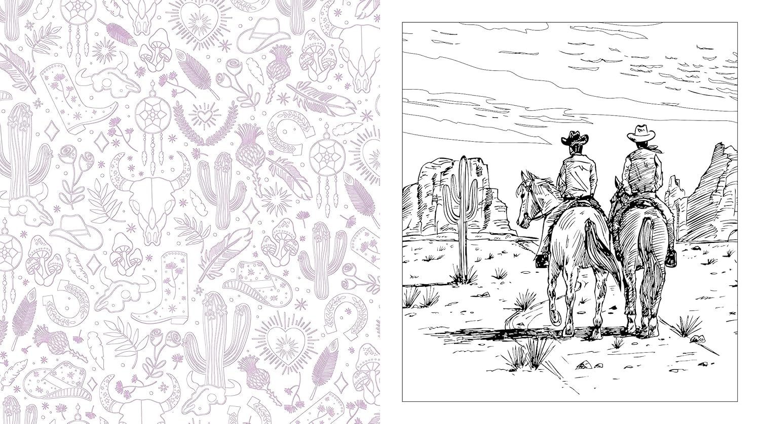 American West Coloring Book: Color Life On The Frontier by Chartwell Books 9780785843207_5