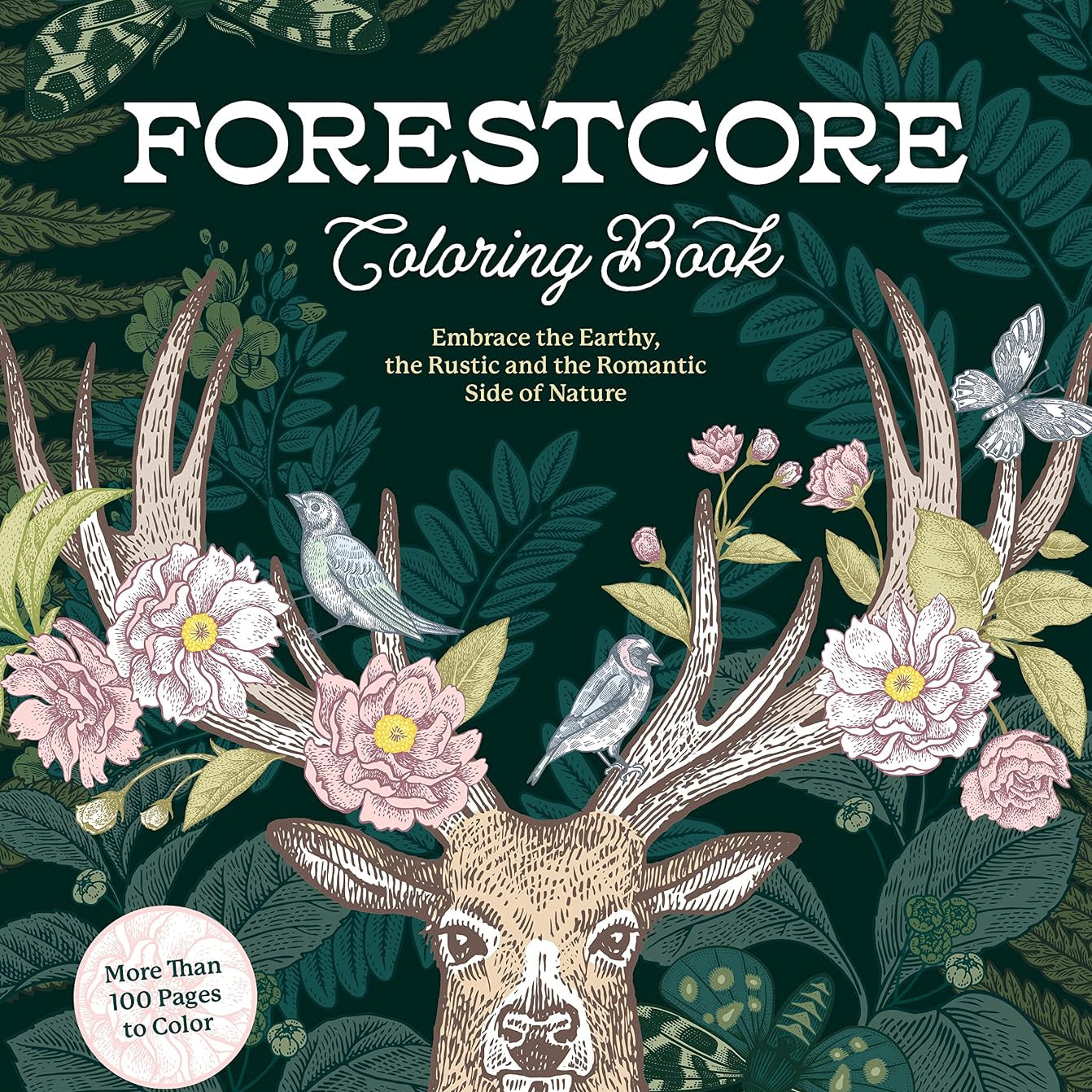 Forestcore Coloring Book: Embrace The Earthy, Rustic, & Romantic Side Of Nature 9780785843337_019f6ba4-58ba-47d3-ae91-07a054cbcb60