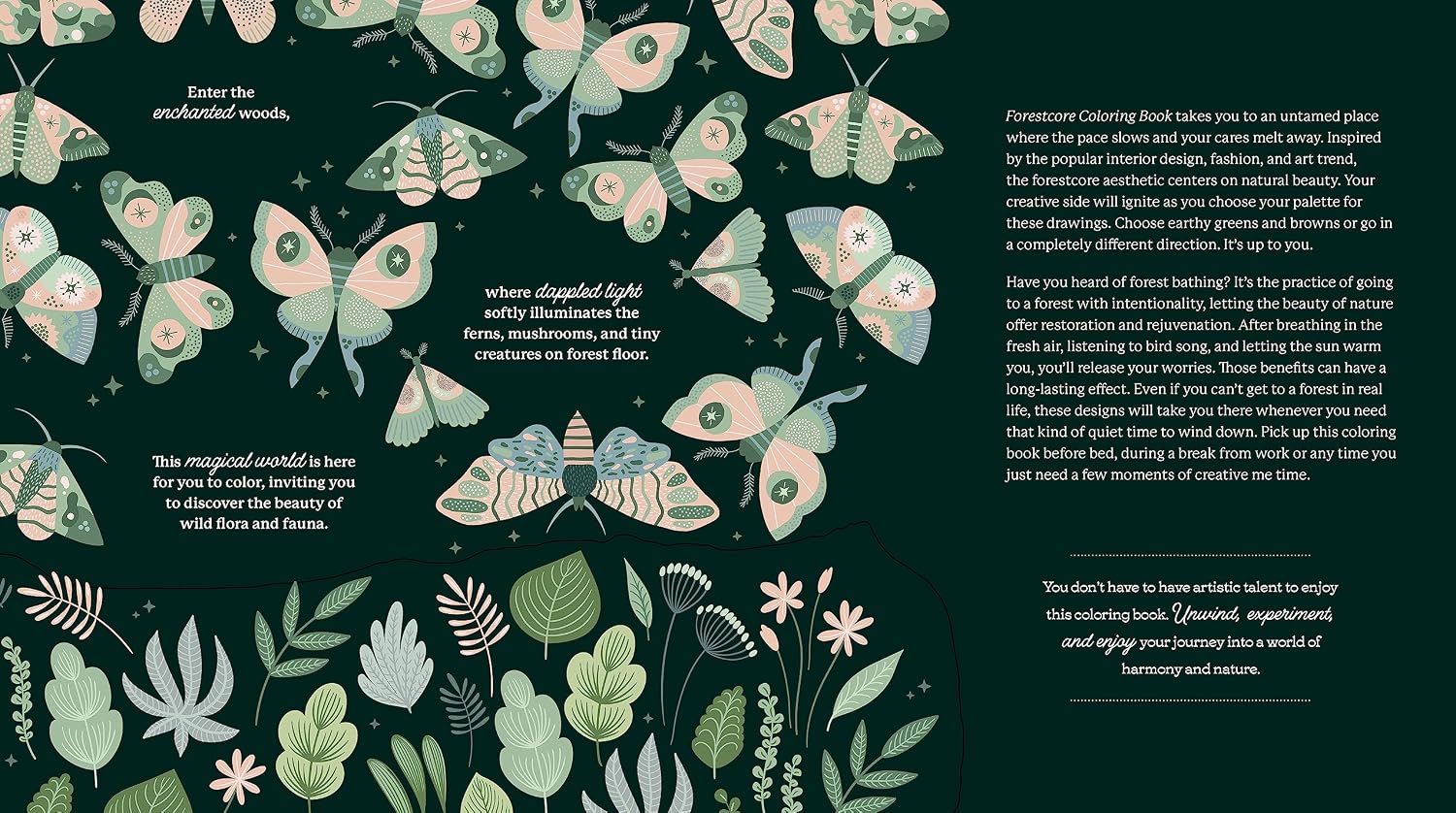 Forestcore Coloring Book: Embrace The Earthy, Rustic, & Romantic Side Of Nature 9780785843337_1