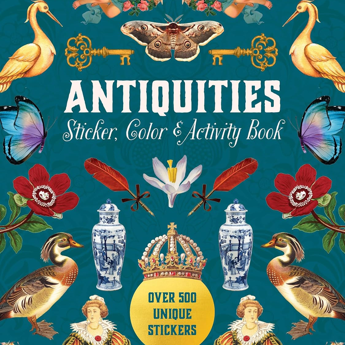 Antiquities Sticker, Color And Activity Book by Editors Of Chartwell Books 9780785844075
