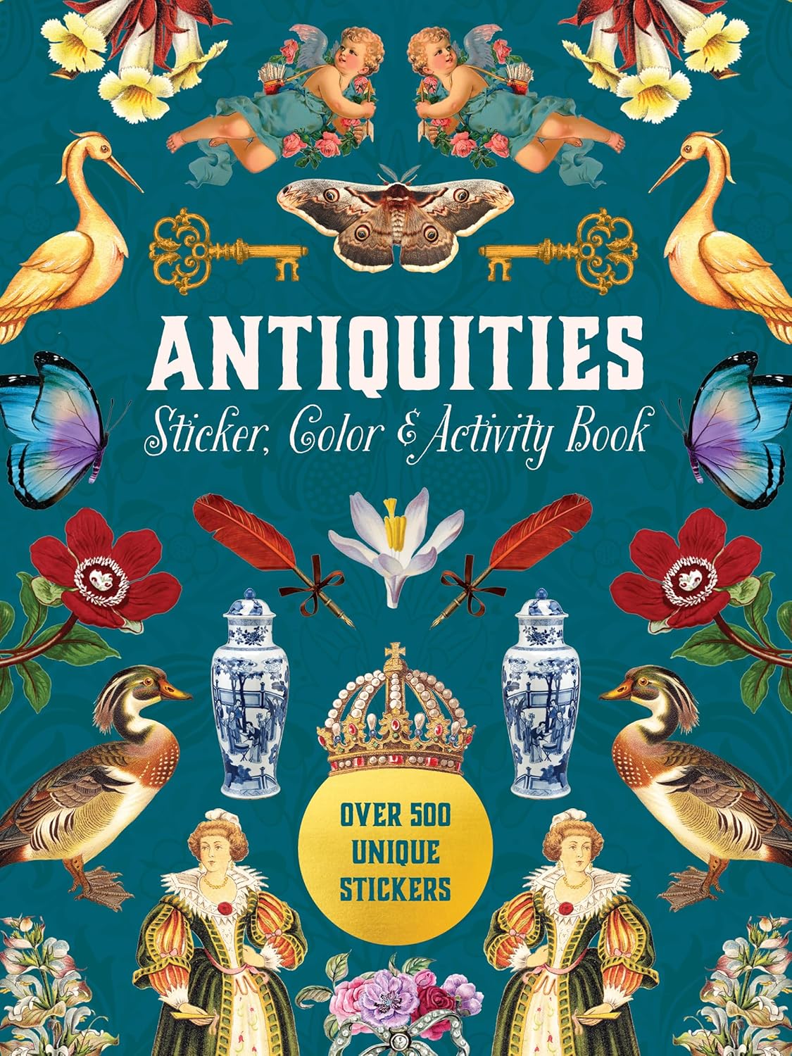 Antiquities Sticker, Color And Activity Book by Editors Of Chartwell Books 9780785844075