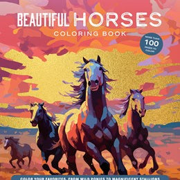 Beautiful Horses Coloring Book by Chartwell Books 9780785845294