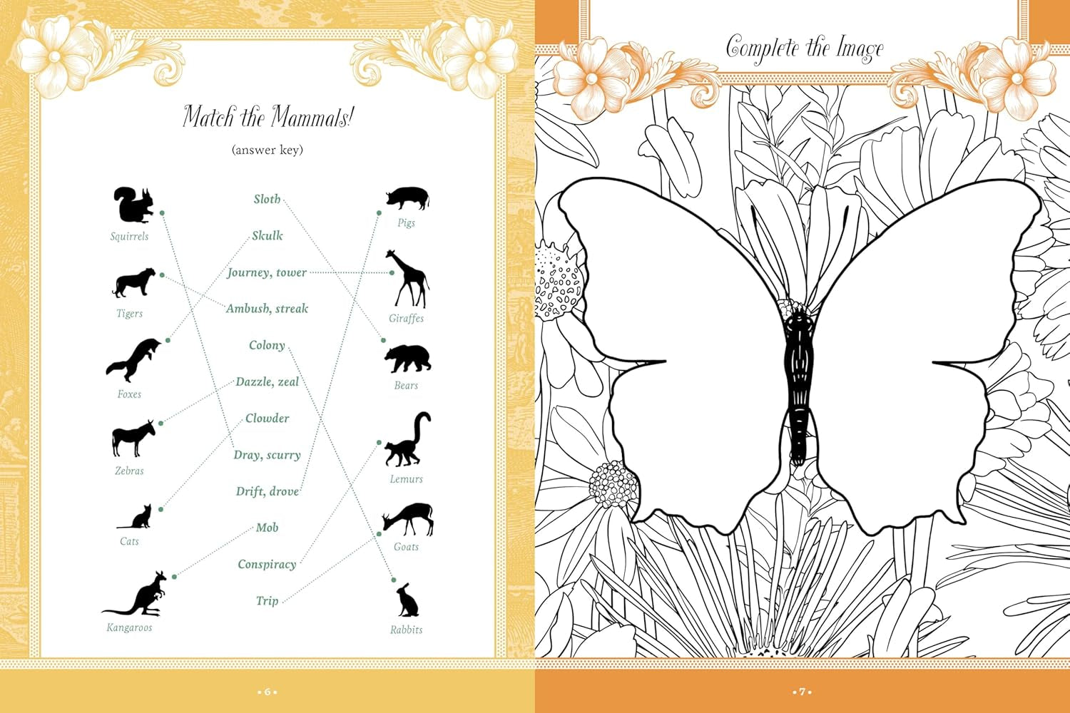 Flora, Fauna ... Sticker, Color & Activity Book by Editors Of Chartwell Books 9780785845447_3