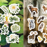 Flora, Fauna ... Sticker, Color & Activity Book by Editors Of Chartwell Books 9780785845447_5