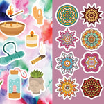Calming, Meditative, & Mindful Sticker, Color & Activity Book by Chartwell Books 9780785846291_2