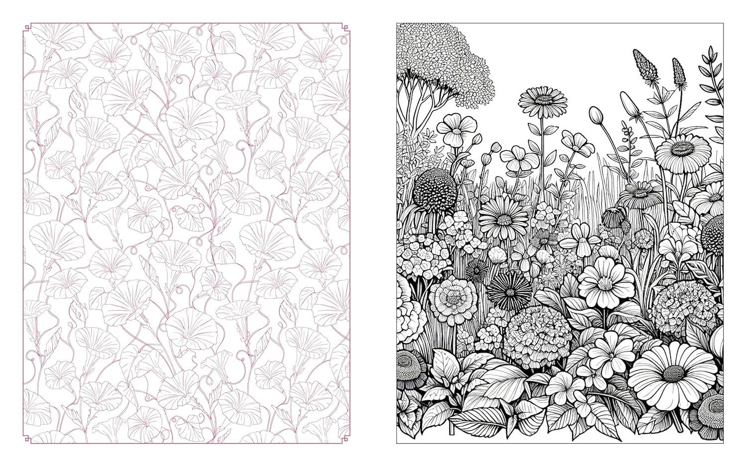 Wildflowers In Bloom Coloring Book: 150 by Chartwell Books 20 9780785846321_2