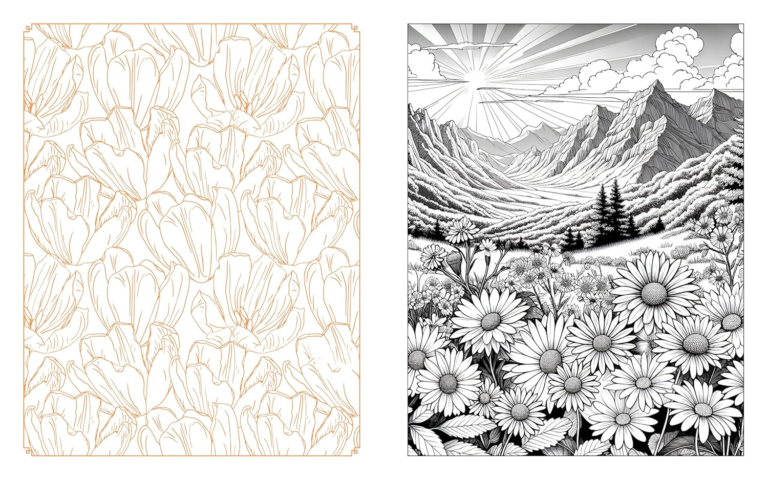 Wildflowers In Bloom Coloring Book: 150 by Chartwell Books 20 9780785846321_3