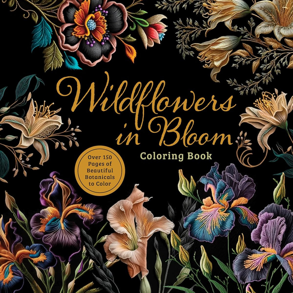 Wildflowers In Bloom Coloring Book: 150 by Chartwell Books 20 9780785846321_f77b8da1-04b2-4222-8fbb-cb682f98905b