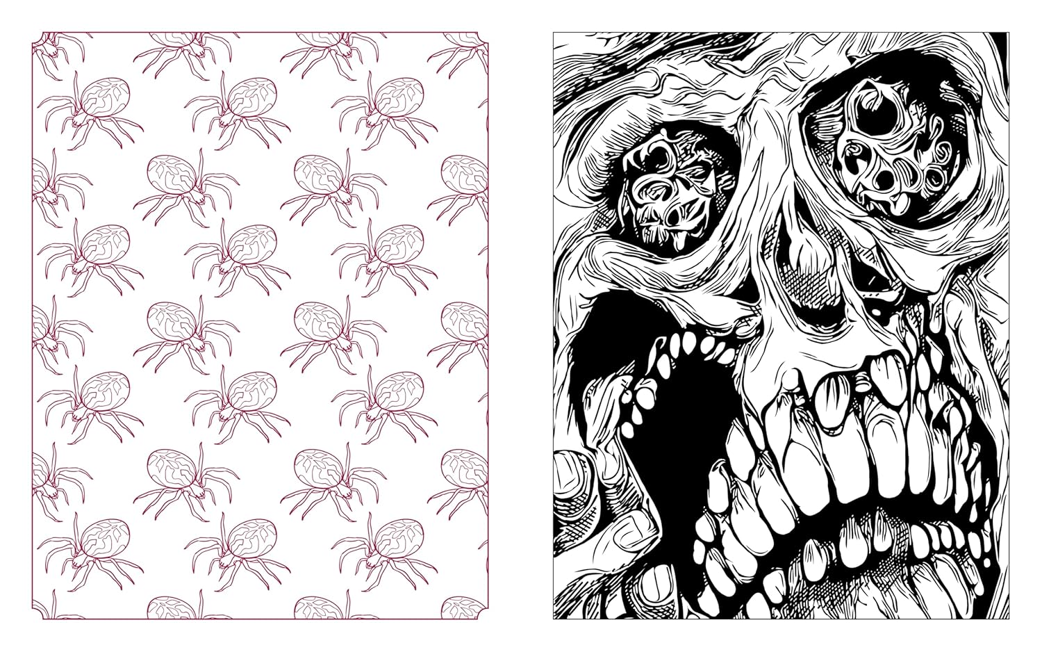Dark Delights And Demons Coloring Book: 150 by Chartwell Books 20 9780785846338_4_9d40cc4d-47cf-4539-9ec4-856e40094f9d