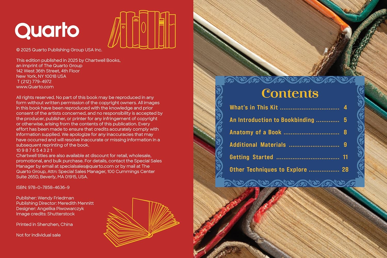 Bookbinding Kit by Carestio. Amanda 9780785846369_1