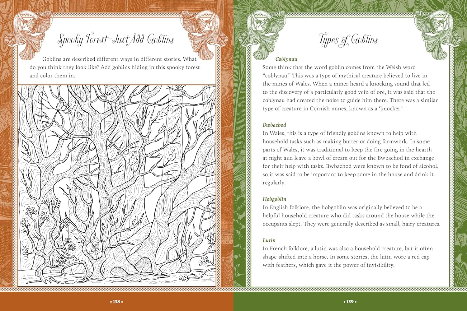 Forest, Fairies, Mushrooms & Goblins Sticker, Color & Activity Book by Chartwell 9780785846888_4