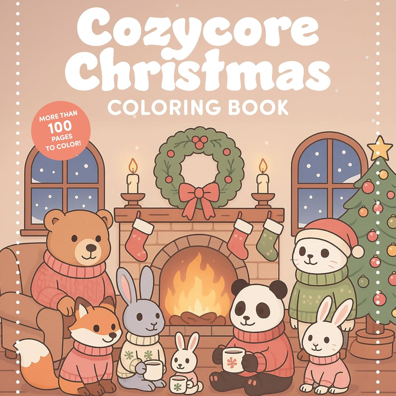 Cozycore Christmas Coloring Book by Editors Of Chartwell Books 9780785847267