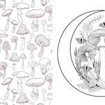 Twilight Mushrooms Coloring Book by Chartwell Books 9780785847298_5