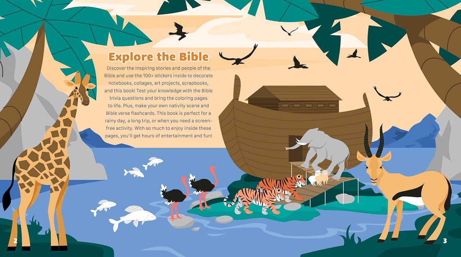 The Bible Sticker, Color, & Activity Book by Chartwell Books 20 9780785847670_1