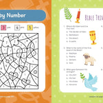 The Bible Sticker, Color, & Activity Book by Chartwell Books 20 9780785847670_3