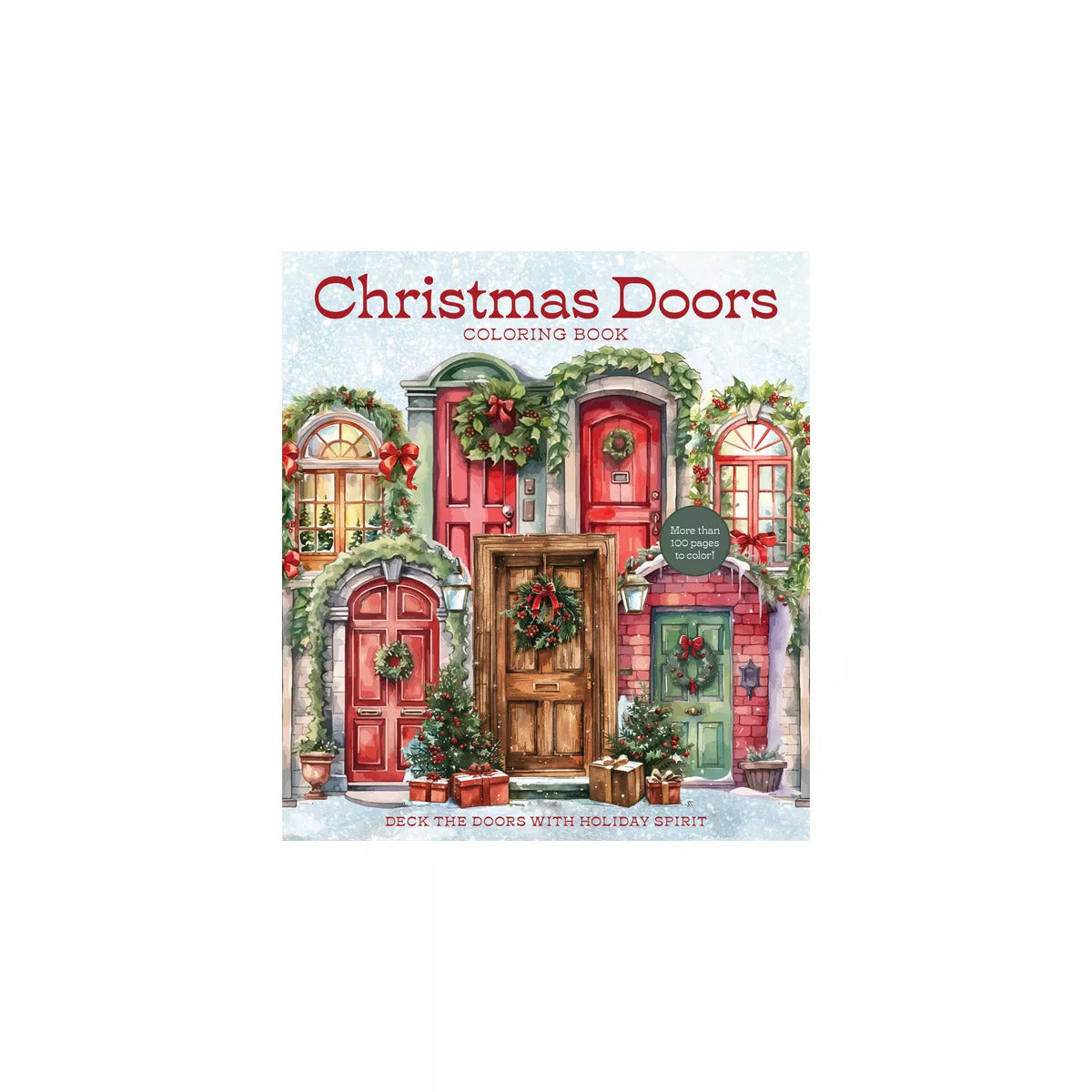 Christmas Doors Coloring Book by Editors Of Chartwell Books 9780785847878