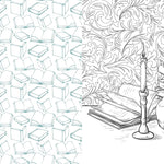 Available 10/07 by Dark Academia Coloring Book by Editors Of Chartwell Books 9780785847908_2